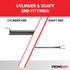 46.0 pounds of force - Gas Spring Lift Strut Prop