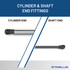 101 pounds of force - Gas Spring Lift Strut Prop