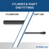 58 pounds of force - Gas Spring Lift Strut Prop