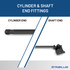 37 pounds of force - Gas Spring Lift Strut Prop