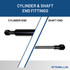 0 pounds of force - Gas Spring Lift Strut Prop