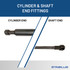 0 pounds of force - Gas Spring Lift Strut Prop