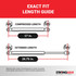 26.75  Inch Strong Arm 6002 Lift Support  | 6002-W