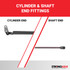 31.10  Inch Strong Arm 4915 Lift Support  | 4915-W