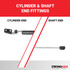 21.75  Inch Strong Arm 6219L Lift Support  | 6219L-W