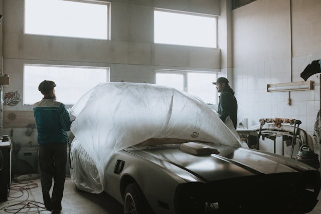 Two men who know how to store a vehicle long term