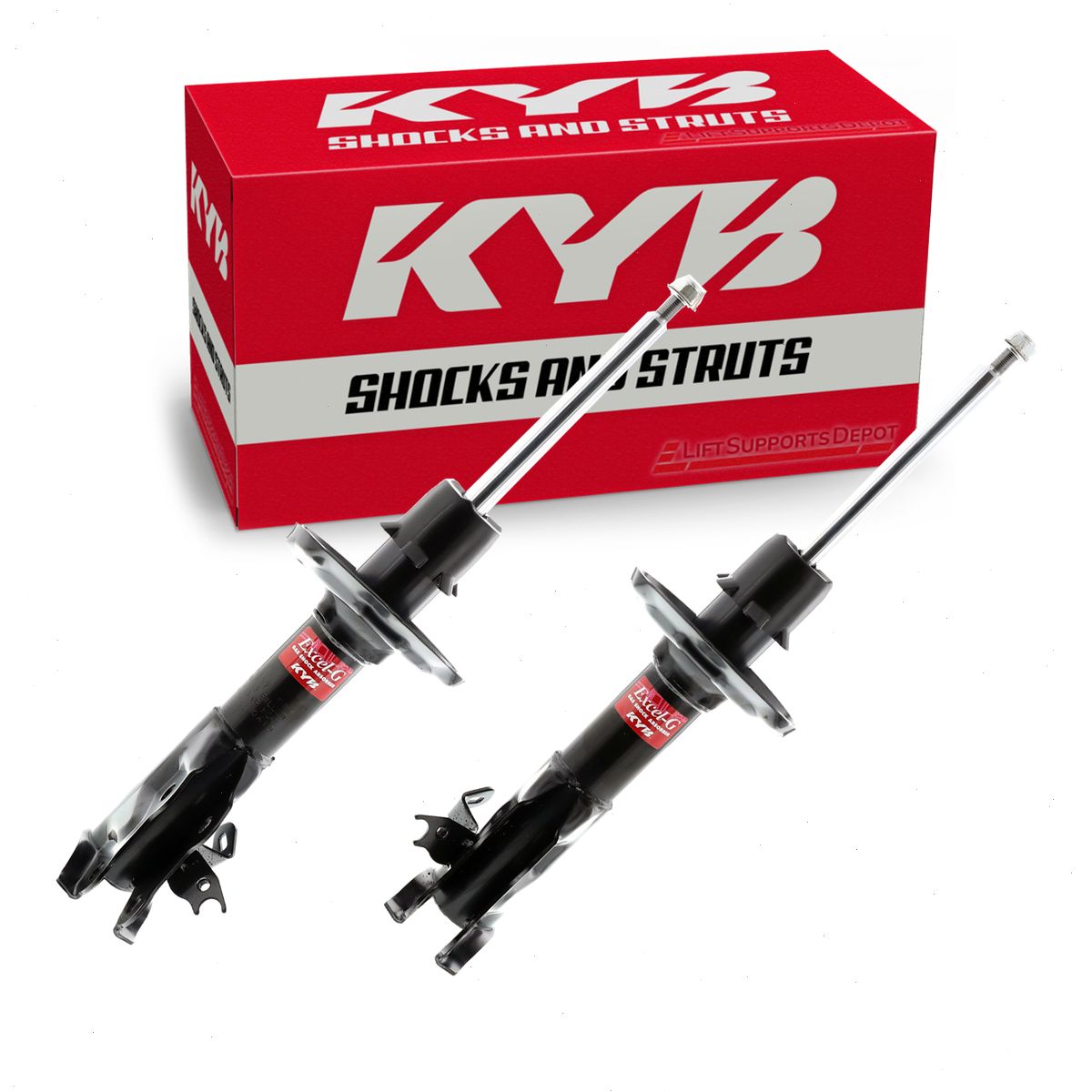 EGDE KEEP OUT ハーネスジョック S-M 2006-2011 Honda Civic 1.8L L4 2 pc Strut Kits KYB Excel-G Front