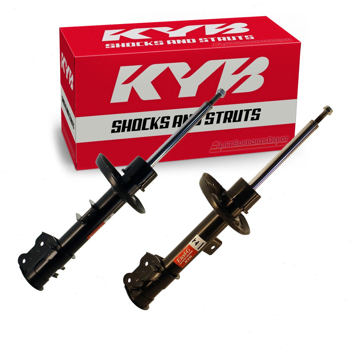 KYB Front Strut Pair For Fiat 500 (2012-2017) – Left & Right OEM Replacement
