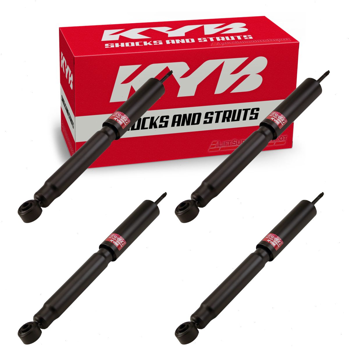 2002-2004 Isuzu Axiom 4 pc Shock Absorbers KYB Excel-G Front Rear