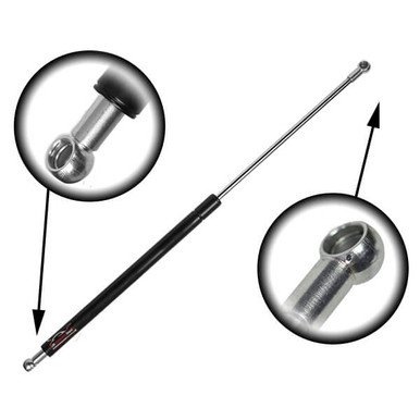 Lift Supports Depot Qty (2) 10mm Steel Socket End 18.6" Extended 82lbs