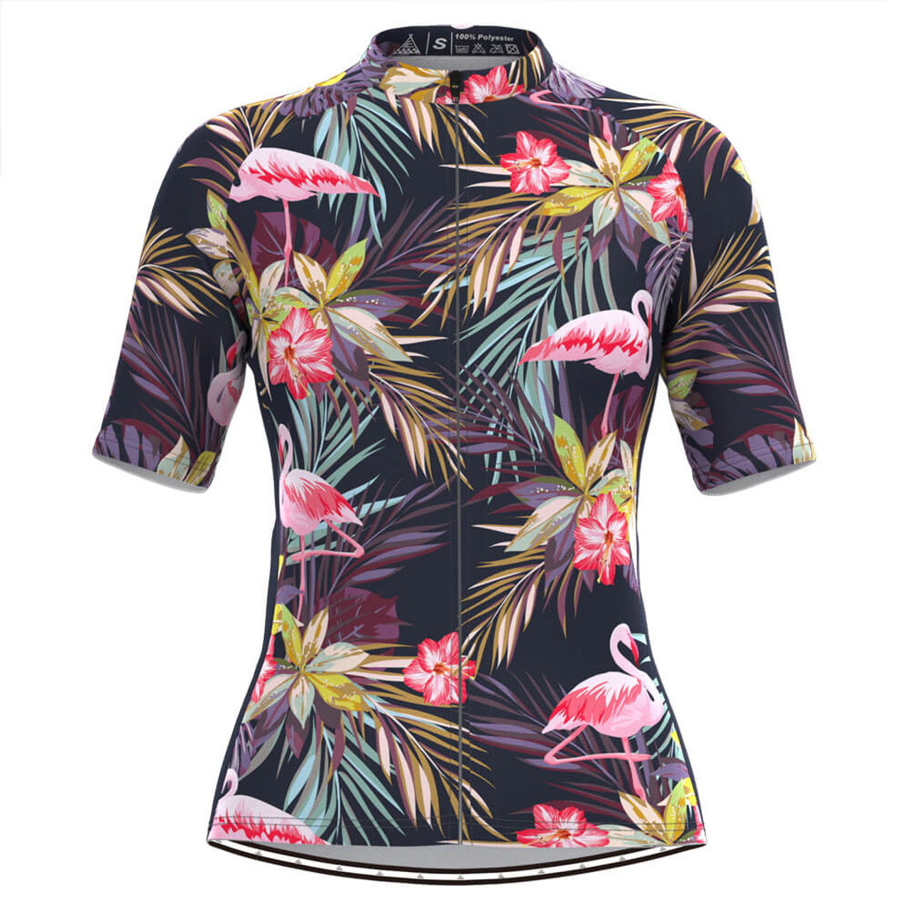 floral cycling jersey