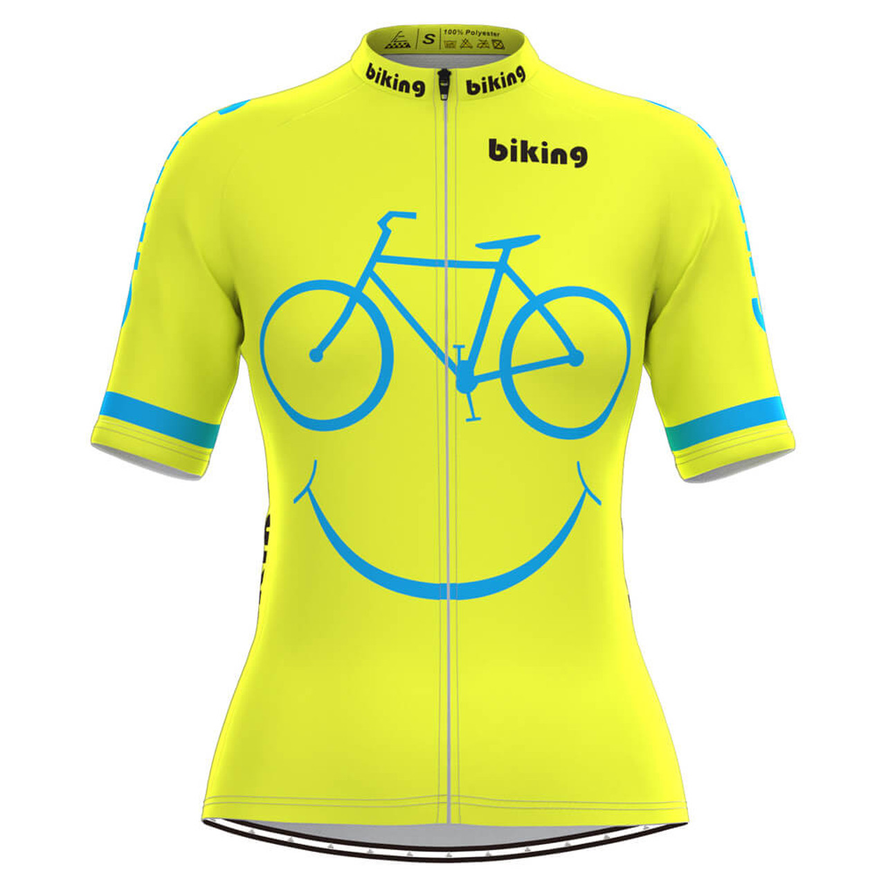 Smile Emoji Women's Cycling Jersey 