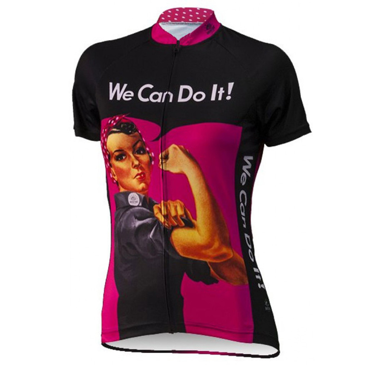 Rosie the Riveter Women s Cycling Jerseys Pink