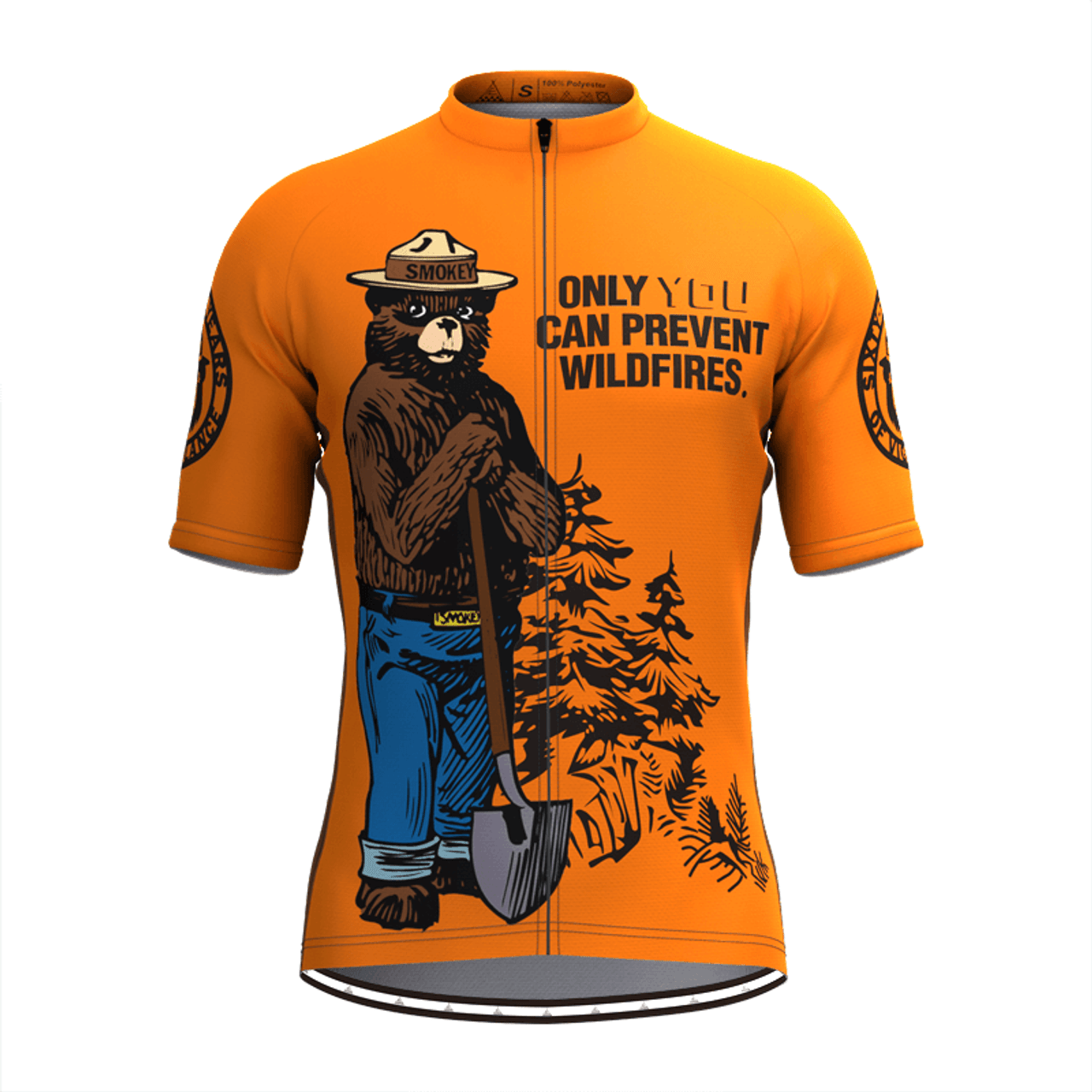 smokey the bear cycling jersey