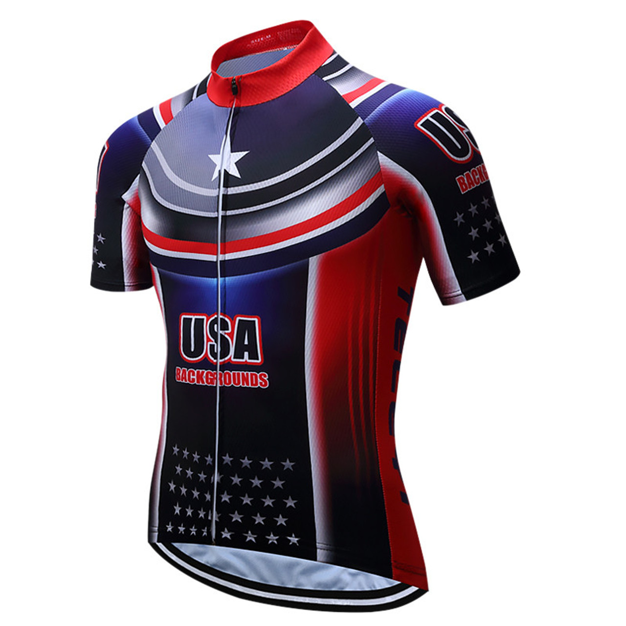 stars and stripes cycling jersey