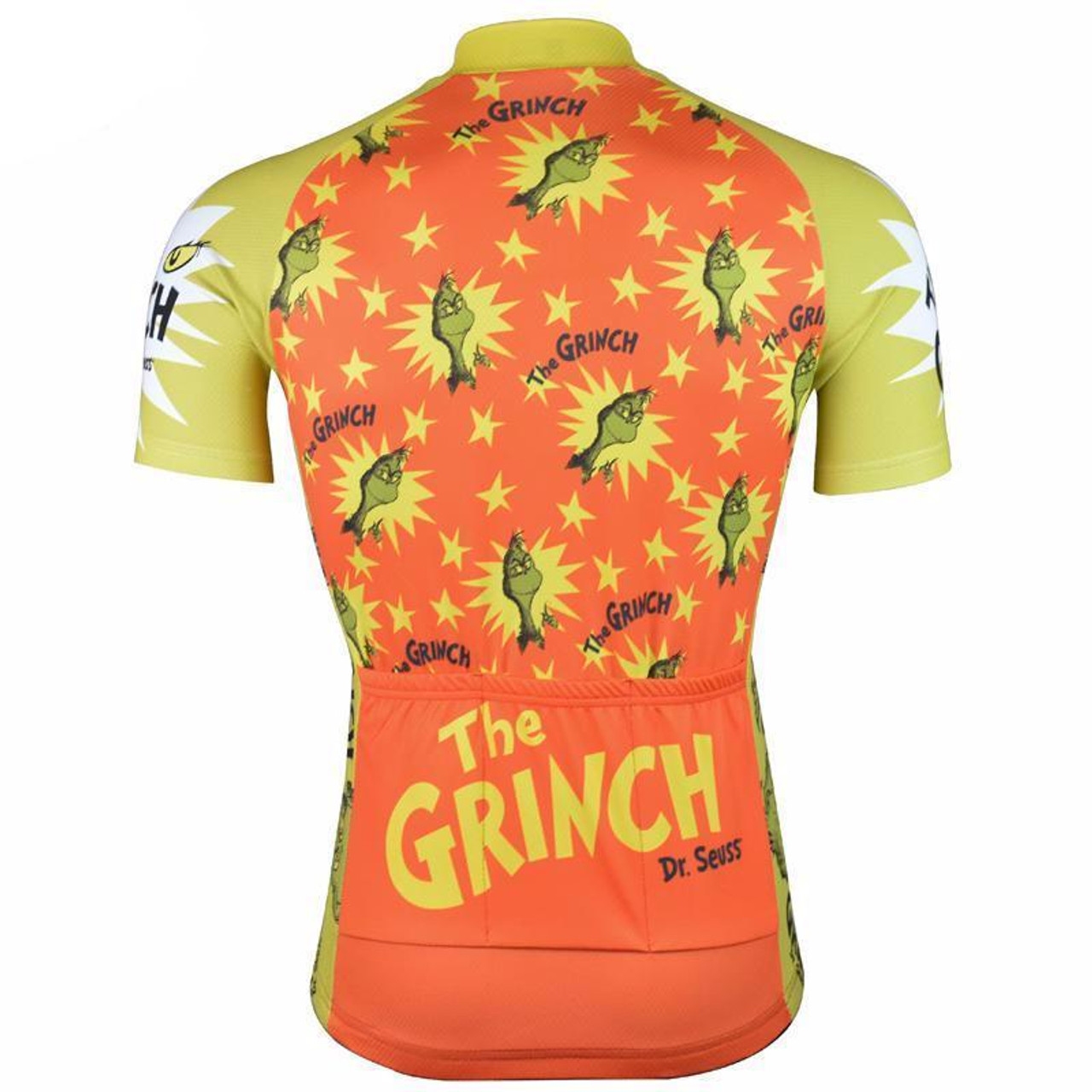 The Grinch Dr Seuss Orange Cycling Jersey Freestylecycling Com