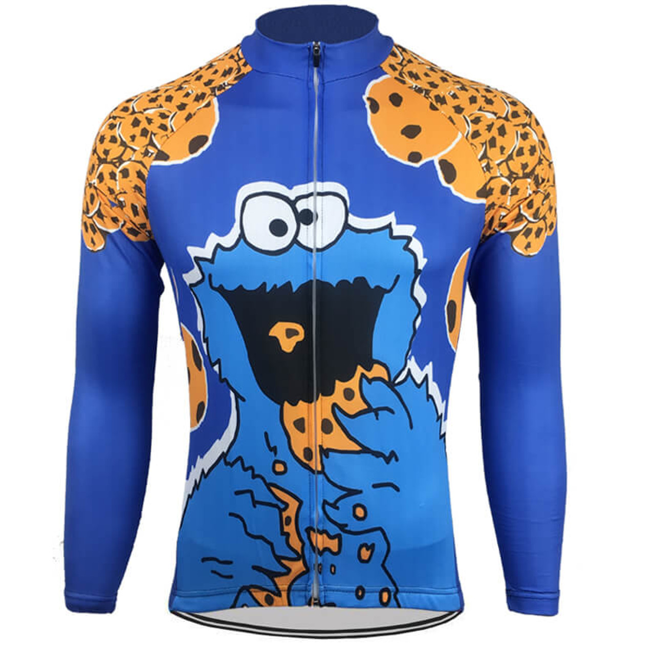 cookie monster bike jersey