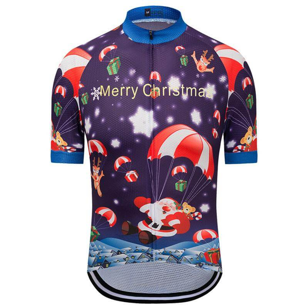 santa cycling jersey