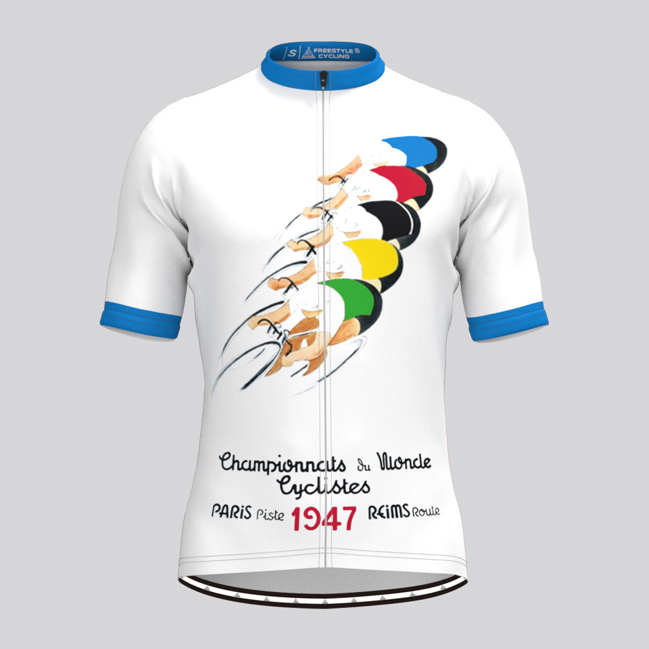 Retro 1947 World Championship Cycling Jersey