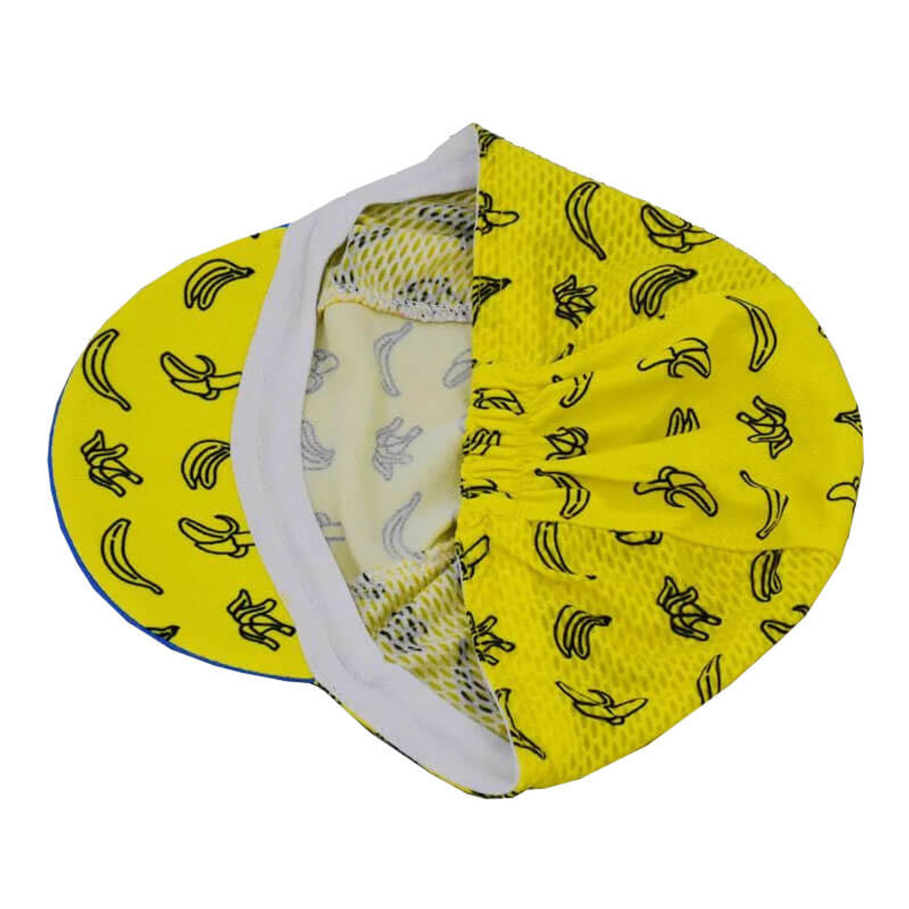 yellow cycling cap