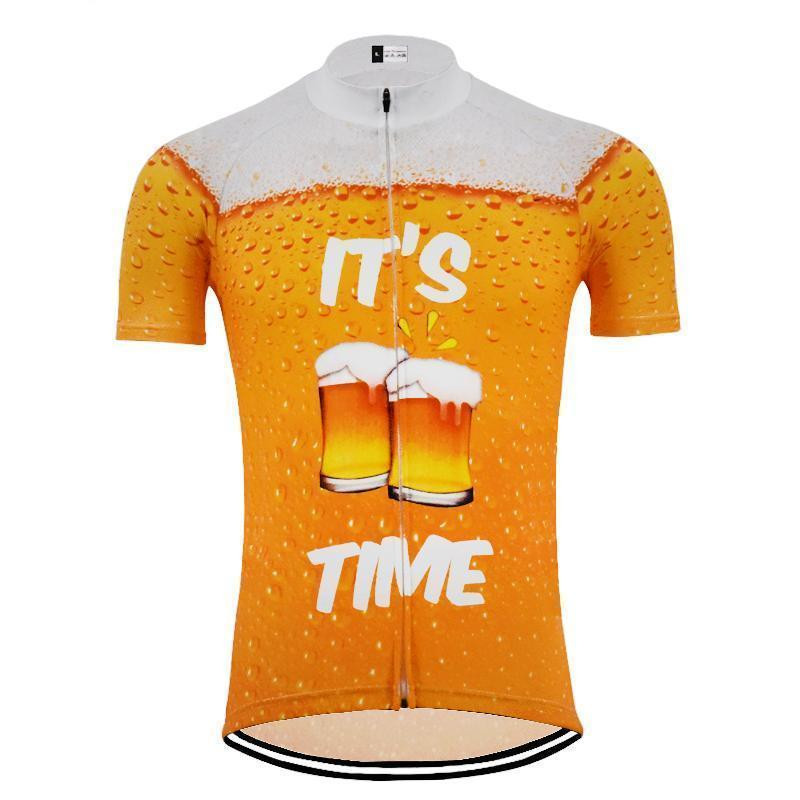 It S Beer Time Novelty Cycling Jersey Freestylecycling Com