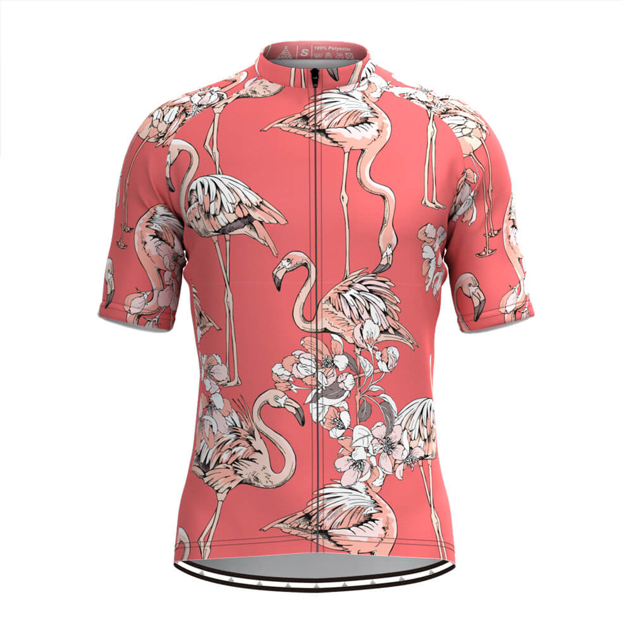 mens floral cycling jersey