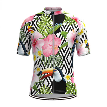 Men's Toucans Aloha Hawaiian Cycling Jersey Men's Toucans Aloha Hawaiian Cycling Jersey