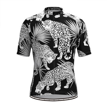 Tropical Bike Polo Shirt, Tropical Cycling Themed Shirt For Bike Lover -  Cerigifts