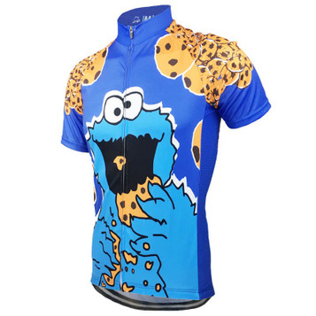 cookie monster bike jersey