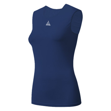 Women's Mesh Sleeveless Cycling Base Layer Blue Women's Mesh Sleeveless Cycling Base Layer Blue