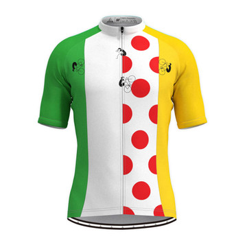 Men's France Cycling Event Classic Color Jersey Men's France Cycling Event Classic Color Jersey
