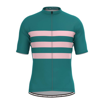 Men's Classic Stripe Jersey - Green/Pink
