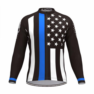 thin blue line cycling jersey