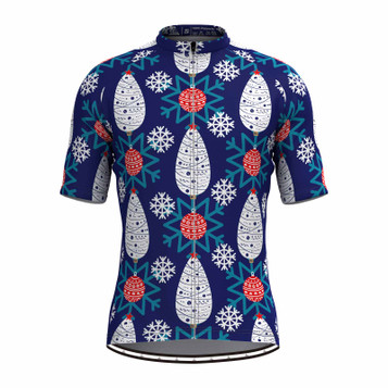 Christmas graphic print Cycling Jersey