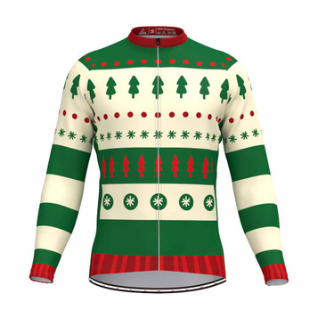 Ugly Christmas Sweater Long Sleeve Cycling Jersey V1 Ugly Christmas Sweater Long Sleeve Cycling Jersey V1