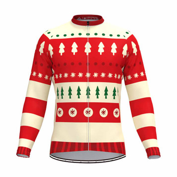 Ugly Christmas Sweater Long Sleeve Cycling Jersey V3 Ugly Christmas Sweater Long Sleeve Cycling Jersey V3