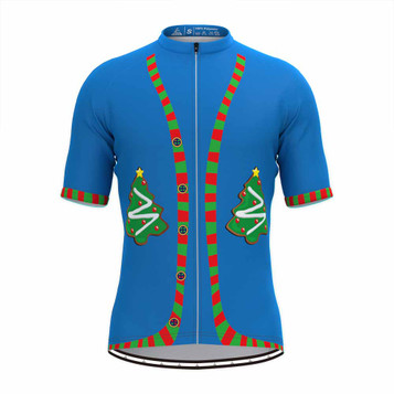 Ugly Christmas Sweater Vest Cycling Jersey-Tree Ugly Christmas Sweater Vest Cycling Jersey-Tree