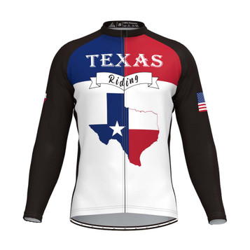 The Texas State Men's LS Cycling Jersey The Texas State Men's LS Cycling Jersey