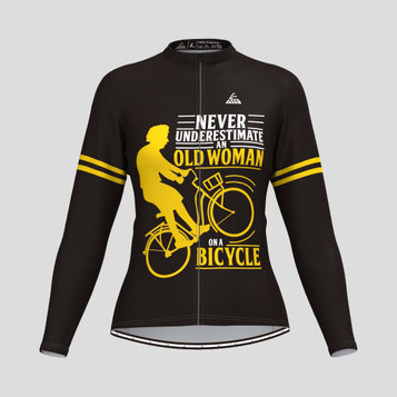 Women's Old Woman Long Sleeve Cycling Jersey V3 Women's Old Woman Long Sleeve Cycling Jersey V3