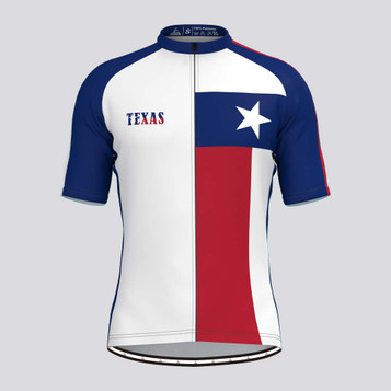 Men's Texas State Flag Cycling Jersey Men's Texas State Flag Cycling Jersey