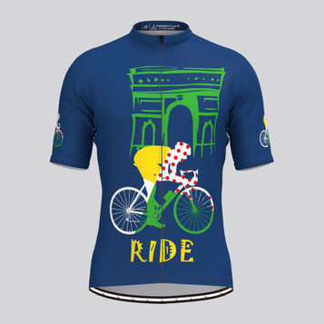 France Cycling Event Road bike Men's Cycling Blue