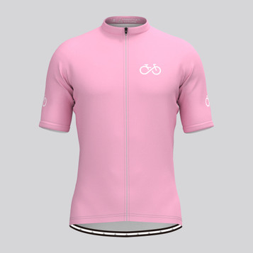 Ride Forever Men's LS Cycling Jersey - Ice Pink 1 Ride Forever Men's LS Cycling Jersey - Ice Pink 1