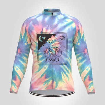 Bicycle Day Rainbow Men's Cycling Jersey