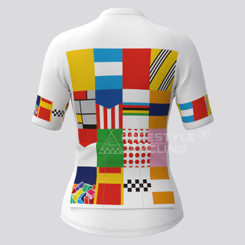 Retro 1947 World Championship Cycling Jersey