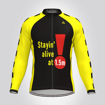 Respect Cyclists Share The Road Men's LS Cycling Jersey Respect Cyclists Share The Road Men's LS Cycling Jersey