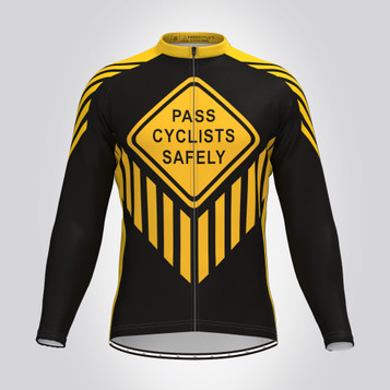 Share The Road 1.5M Space Men's LS Cycling Jersey