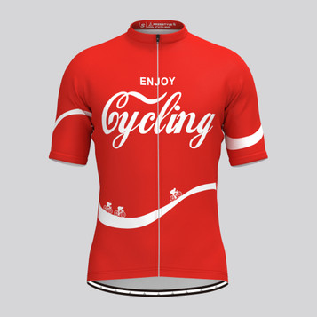 Enjoy Cycling Men's Short Sleeve Cycling Jersey Enjoy Cycling Men's Short Sleeve Cycling Jersey