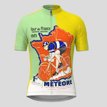 France Cycling Event 1925 Men's Cycling Jersey France Cycling Event 1925 Men's Cycling Jersey