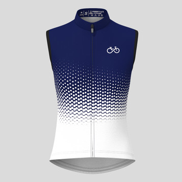 Women's Bike Forever Gradient Dots Sleeveless Cycling Jersey -  Ink