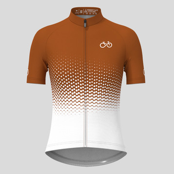 Bike Forever Gradient Dots Women's Cycling Jersey -  Caramel  Bike Forever Gradient Dots Women's Cycling Jersey -  Caramel